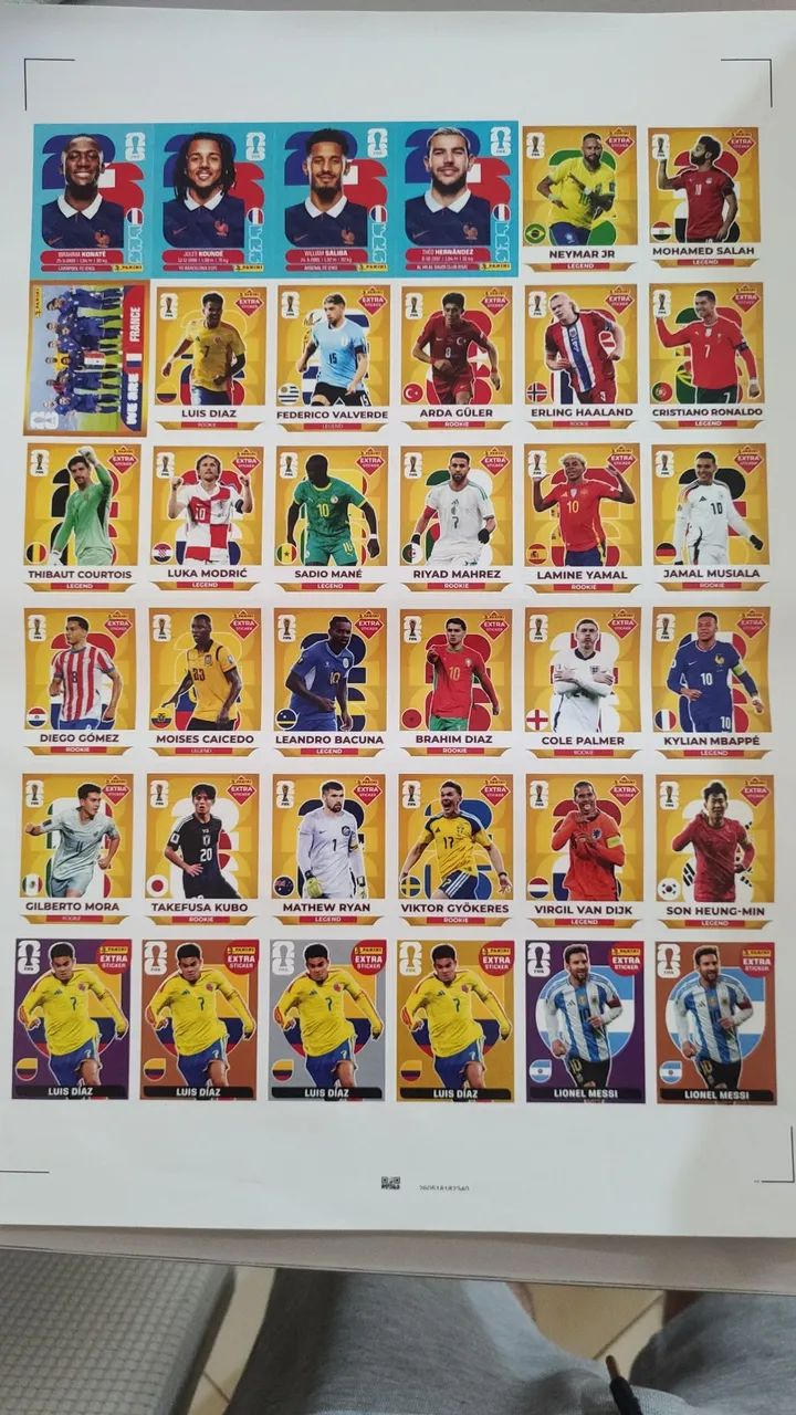 180 Figuras copa do mundo 2026