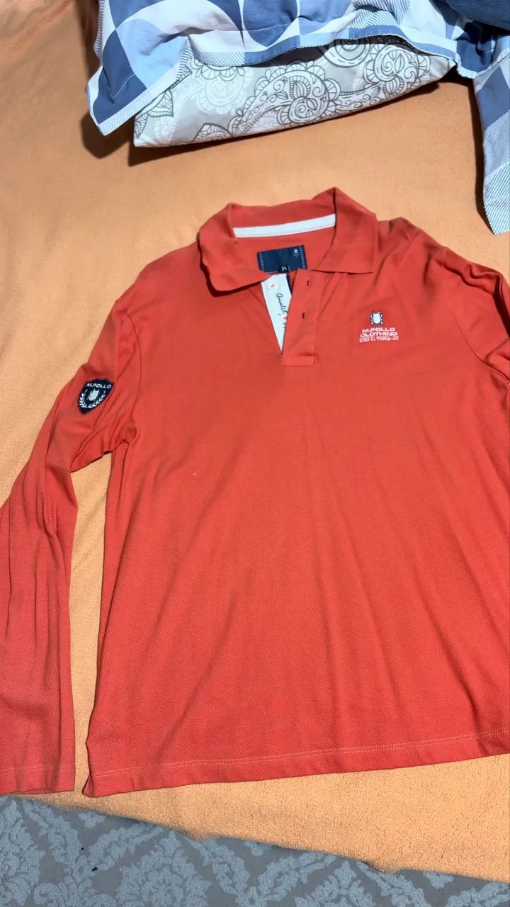 Camisa manga comprida masculina 