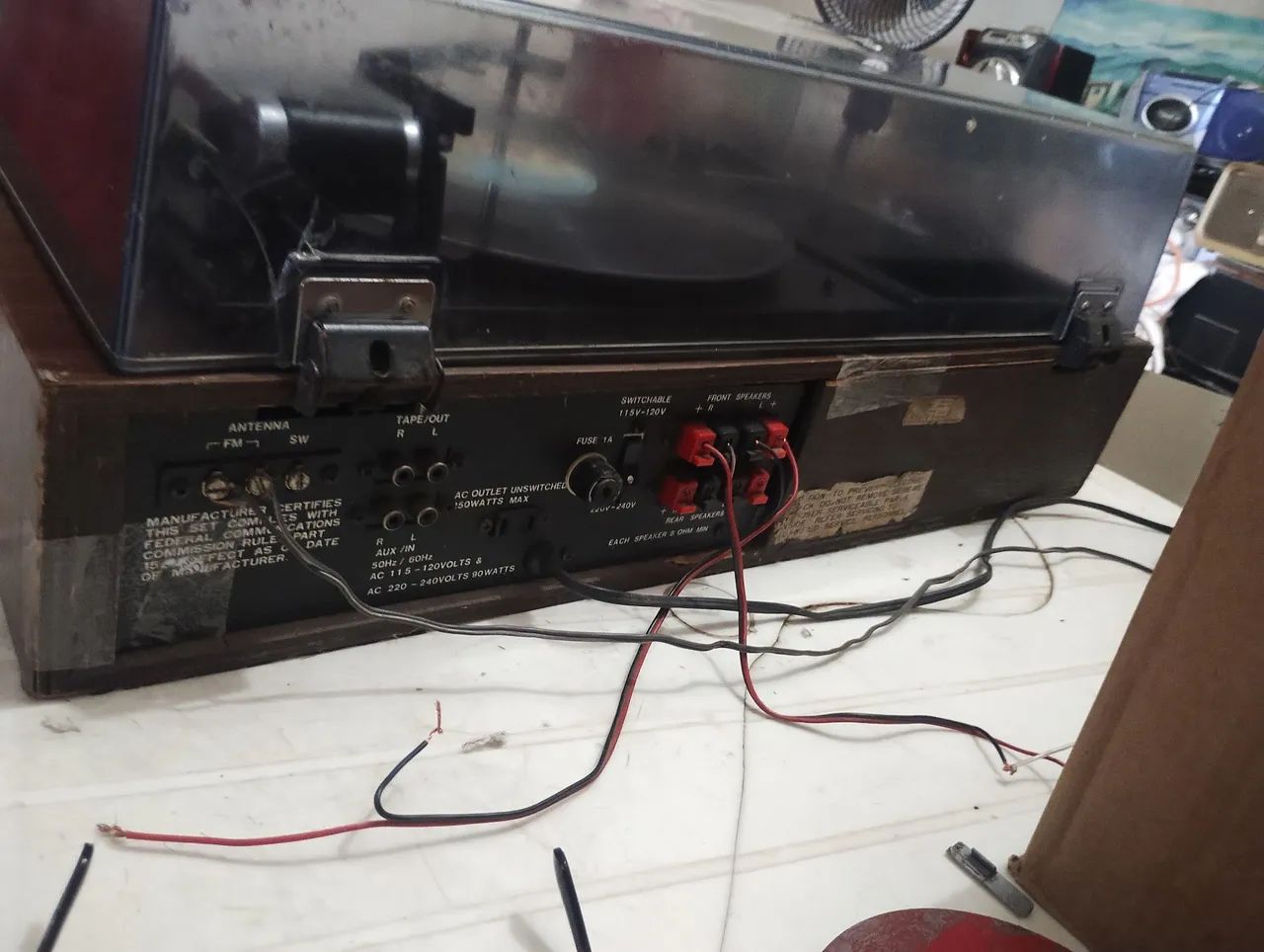 Vendo Som Evadin 3x1 antigo funcionando perfeitamente  - Foto 4