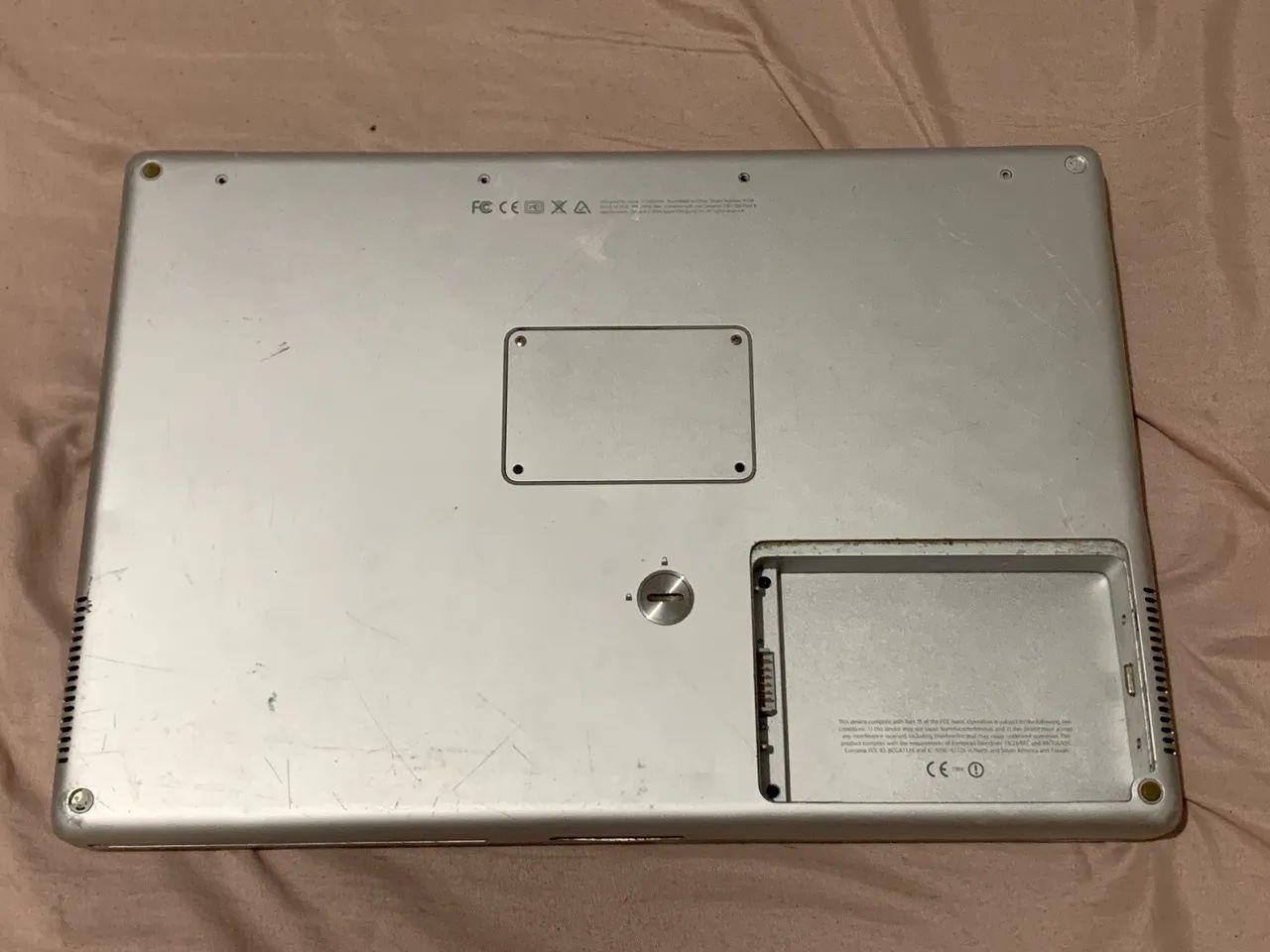 Apple PowerBook G4 15 ddr2 a1138 sucata com teclado apple a1243 - Foto 3
