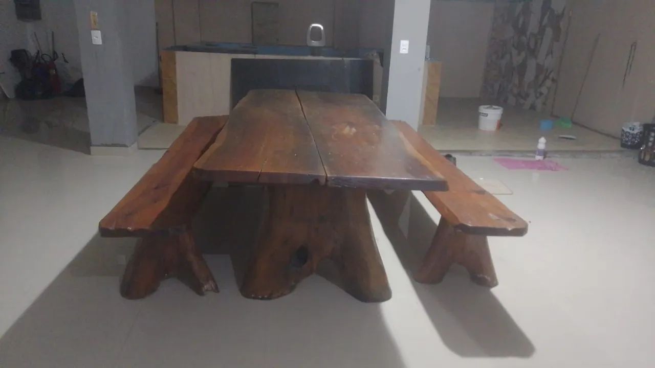 Vendo mesa de madeira  - Foto 2