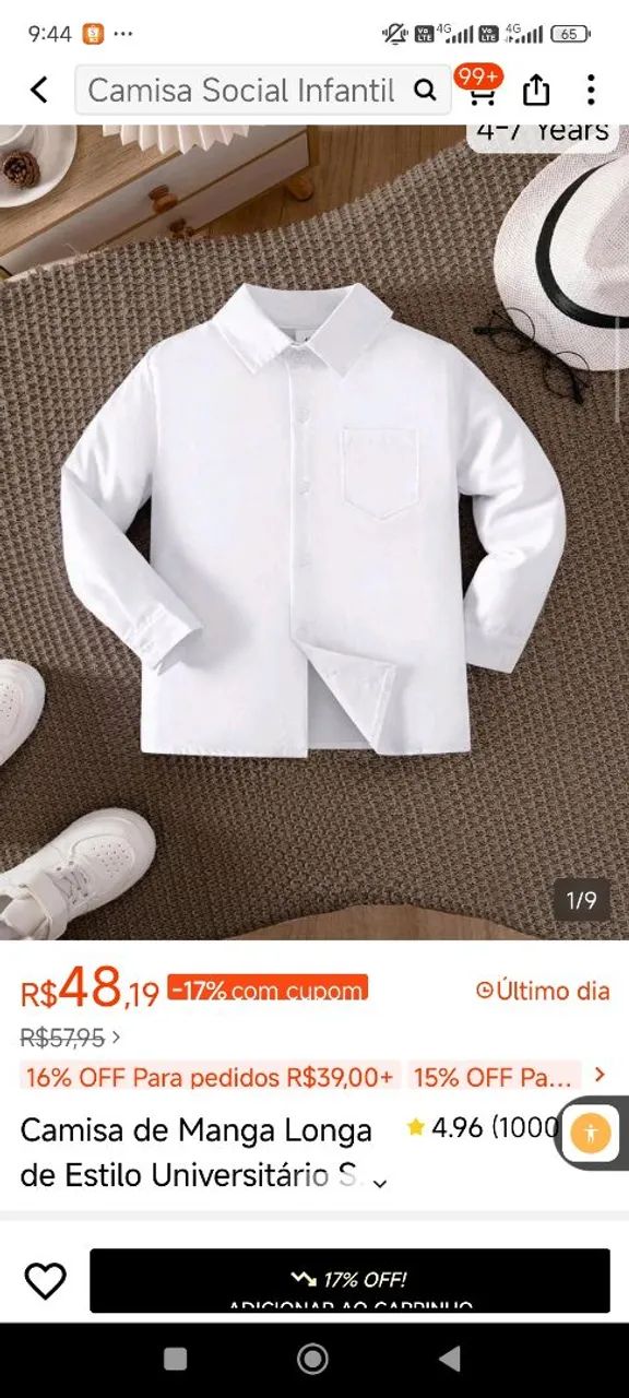Roupa social de menino 5 anos  - Foto 4