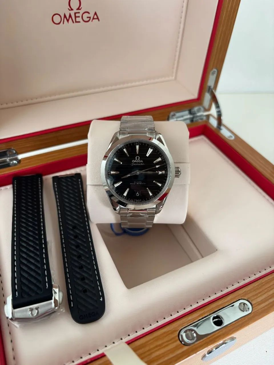 Relógio Omega AquaTerra Automático com 2 Pulseiras