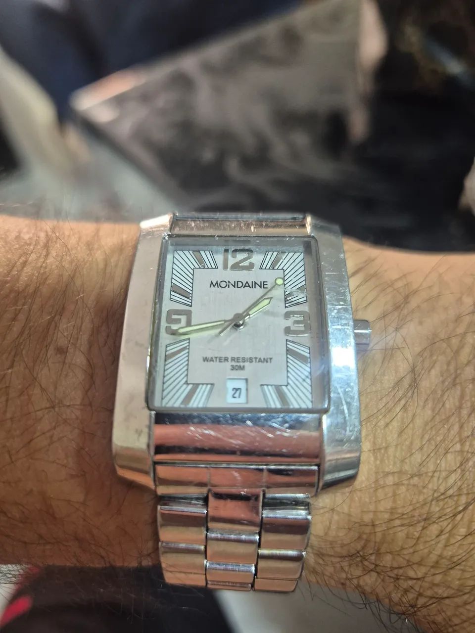 Relógio MONDAINE TANK  À QUARTZ   -   FUNCIONAMENTO OK - Foto 5