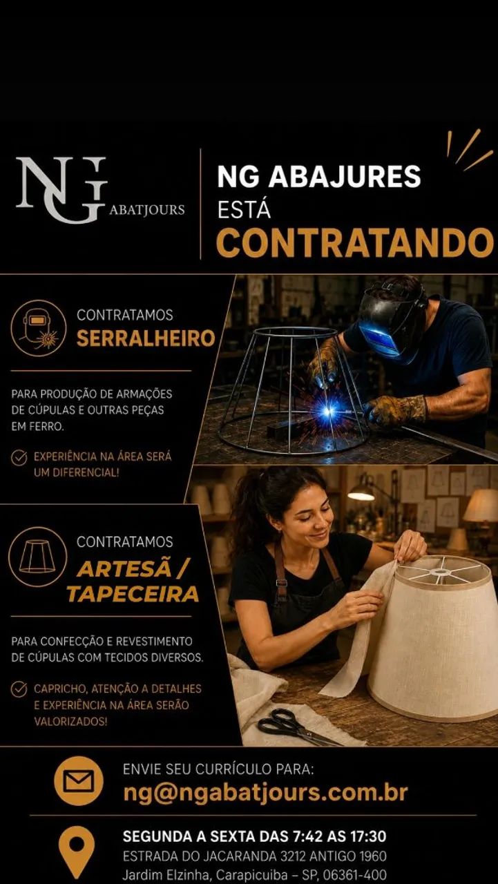 Artesã e serralheiro