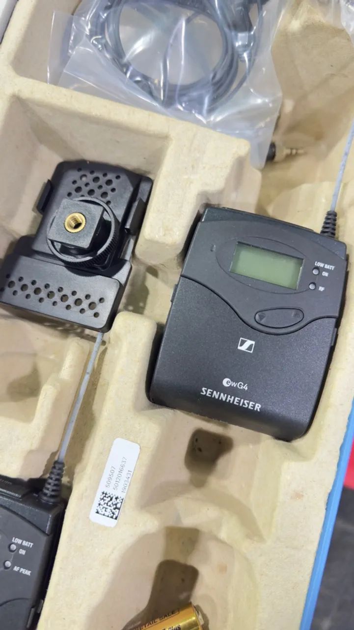 Kit Microfone de Lapela Sem Fio Sennheiser Evolution Wireless G4 - Foto 2