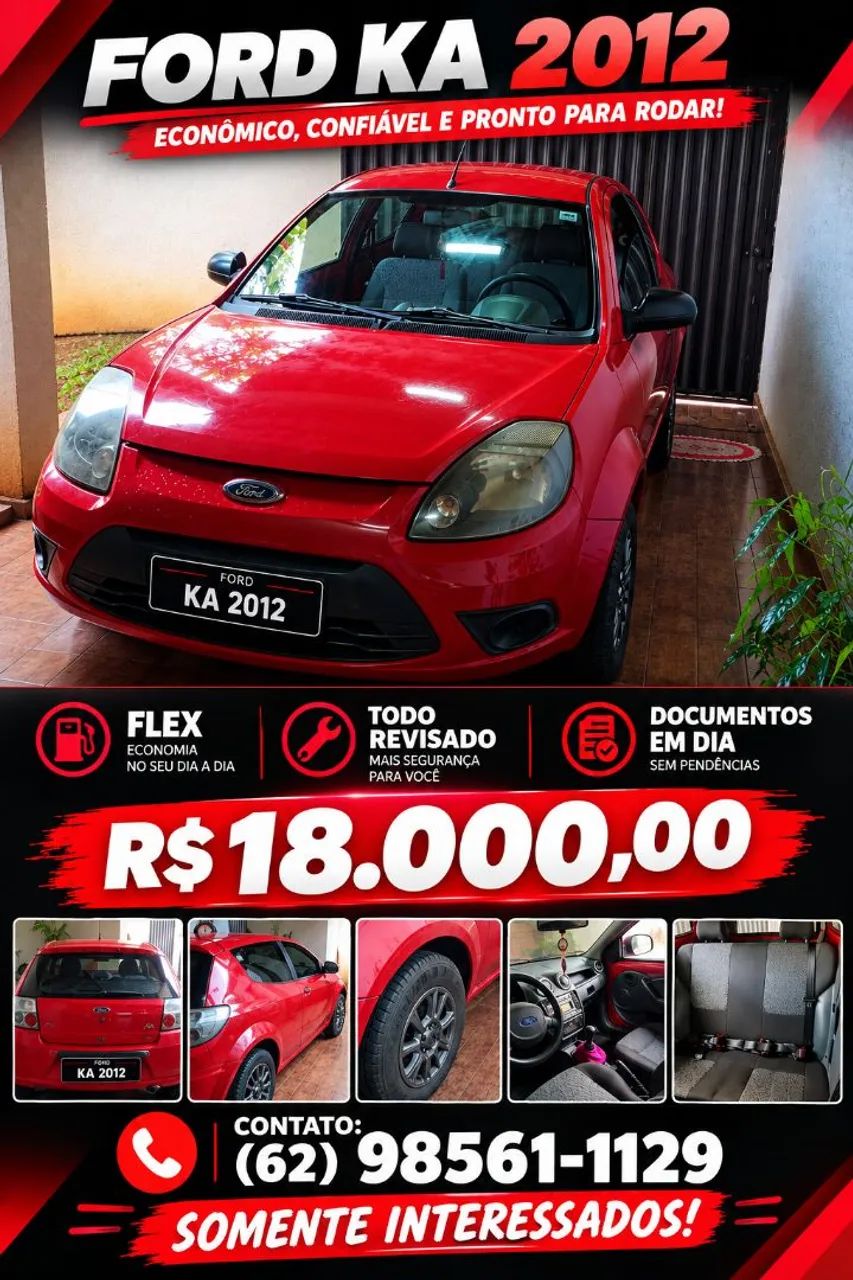 Ford Ka 1.0 8V/1.0 8V ST FLEX 3P 2012