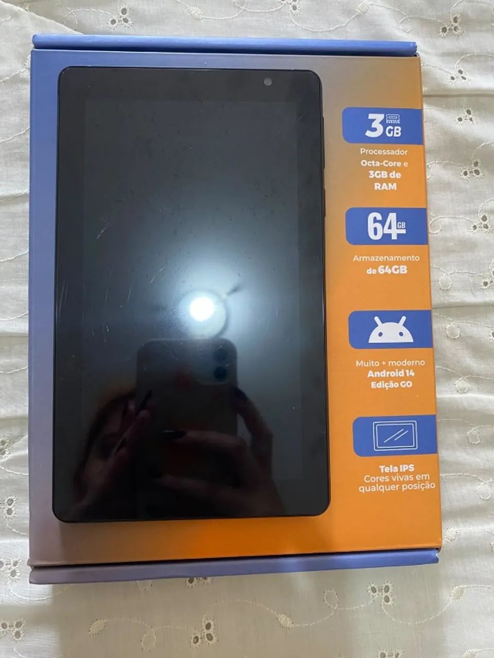 Tablet Positivo Vision TAB 7 64GB 3GB 7 Polegadas Preto + Capinha de couro  IMPERDIVEL. - Foto 4
