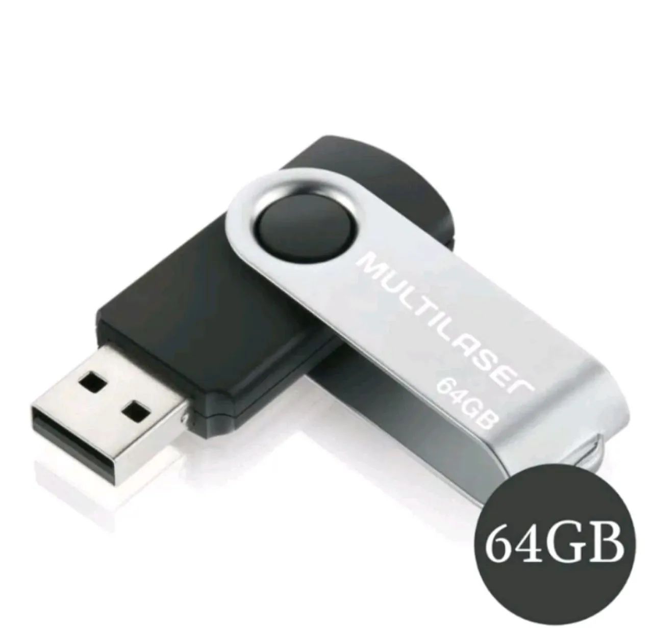 Pen drive 64GB Multilaser  TWIST Original