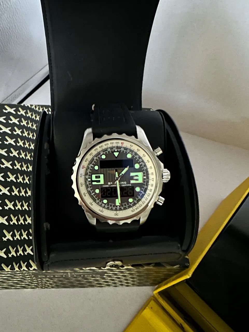 BREITLING CHRONOSPACE 48mm ano 2010 completo revisado  - Foto 3