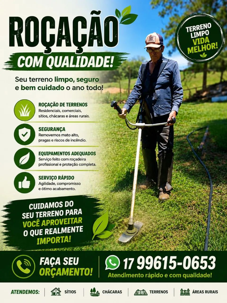 Roçadas de terrenos 