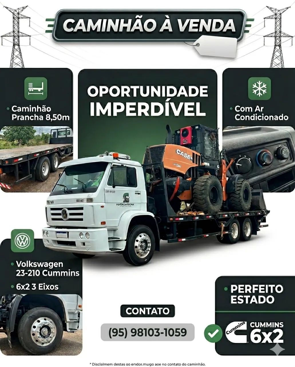 Vendo Caminhão Prancha 23-210 8metros