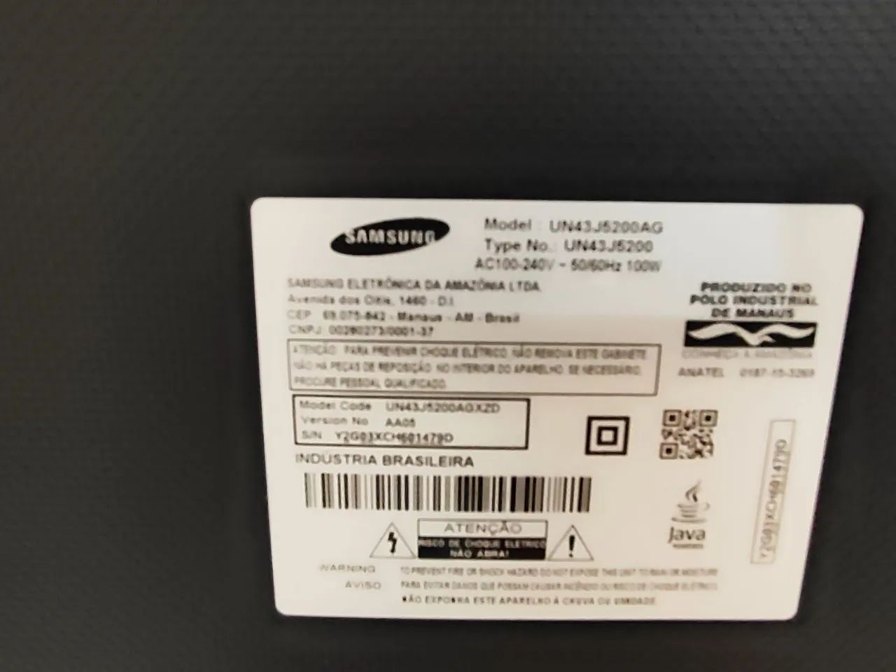 SMART TV SAMSUNG 43? FULL HD - IMPECÁVEL