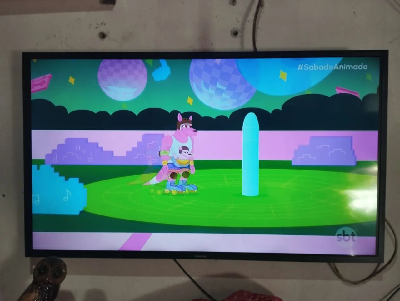 Tv Samsung cristal smart de 43 polegadas completa semi nova  - Foto 5