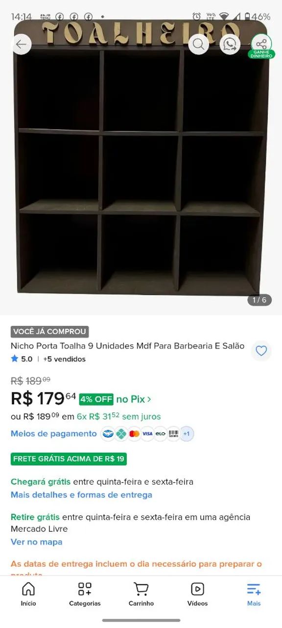 Móveis para barbearia  - Foto 2