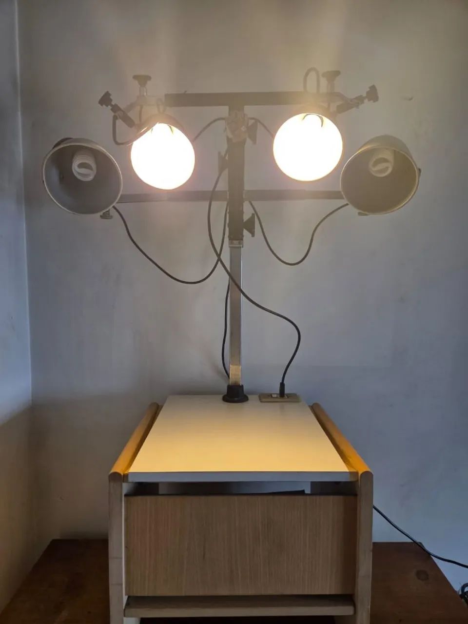 Kit de iluminação com 04 focos