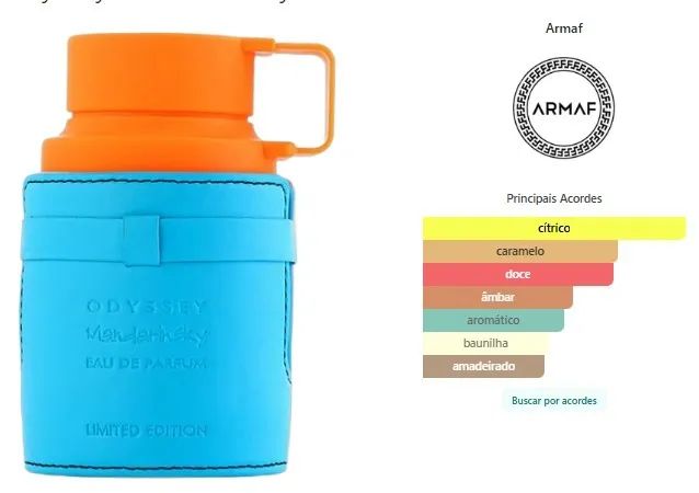 Perfume Armaf Odyssey Mandarin Sky Eau de Parfum 100ml - Foto 3