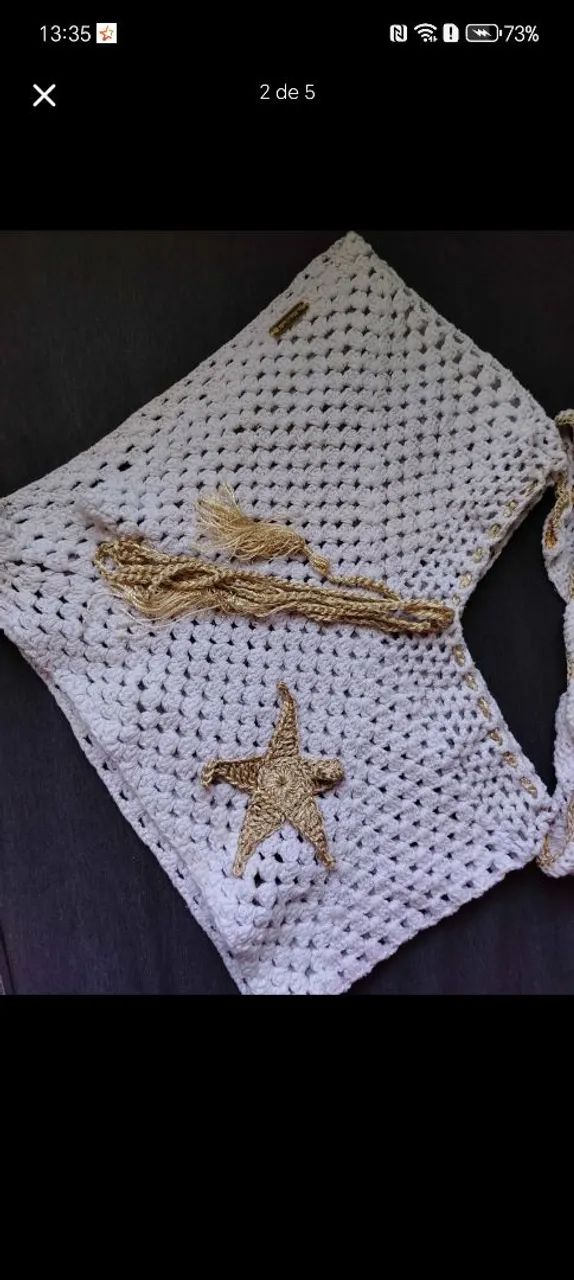 Conjunto de crochê praia - Foto 2