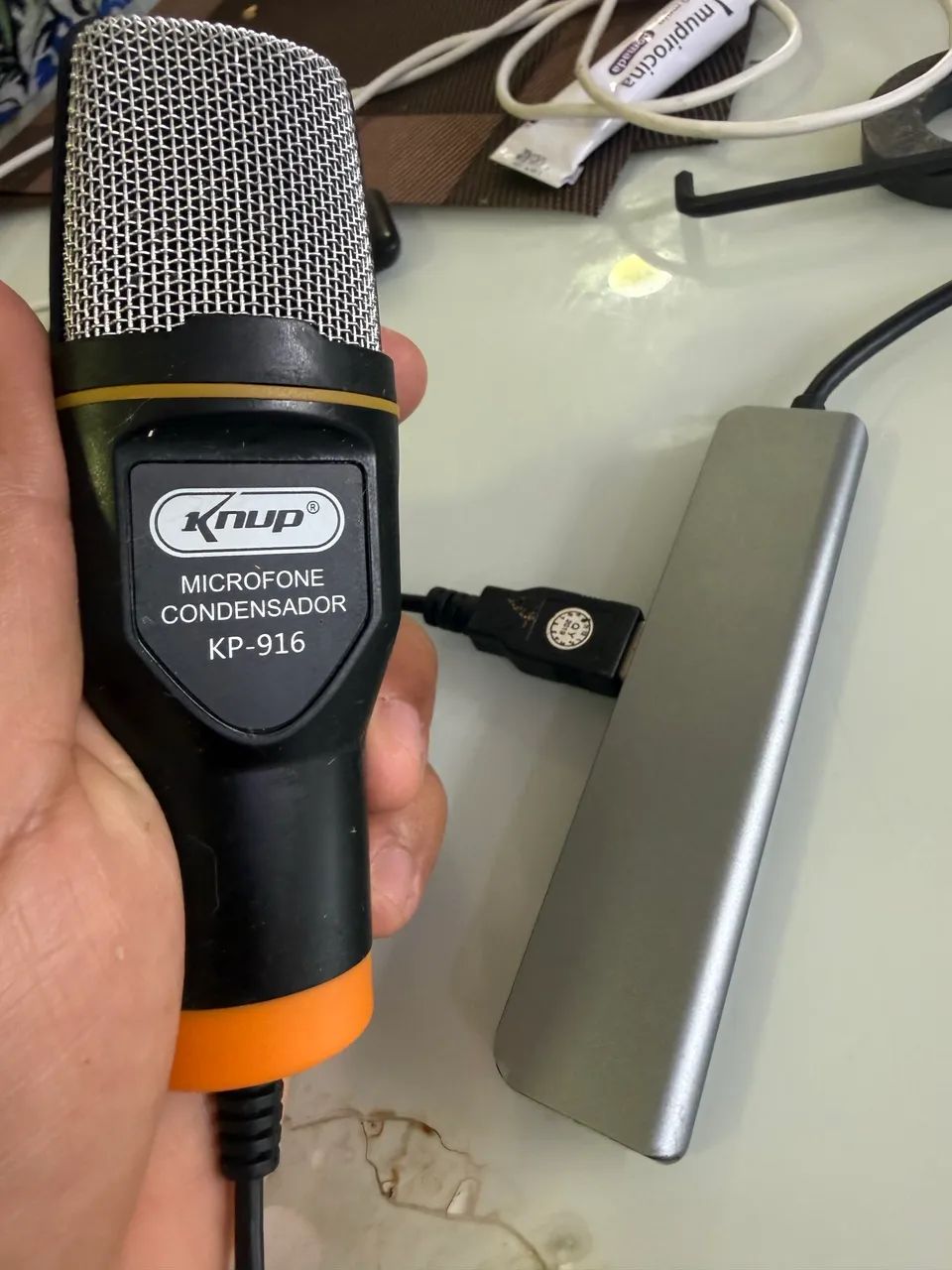Microfone USB Knup KP 916