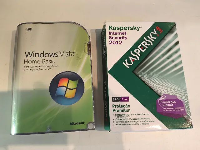  Windows Vista Home Basic Original + Kaspersky Internet Security 2012 - sem devolução - Foto 3