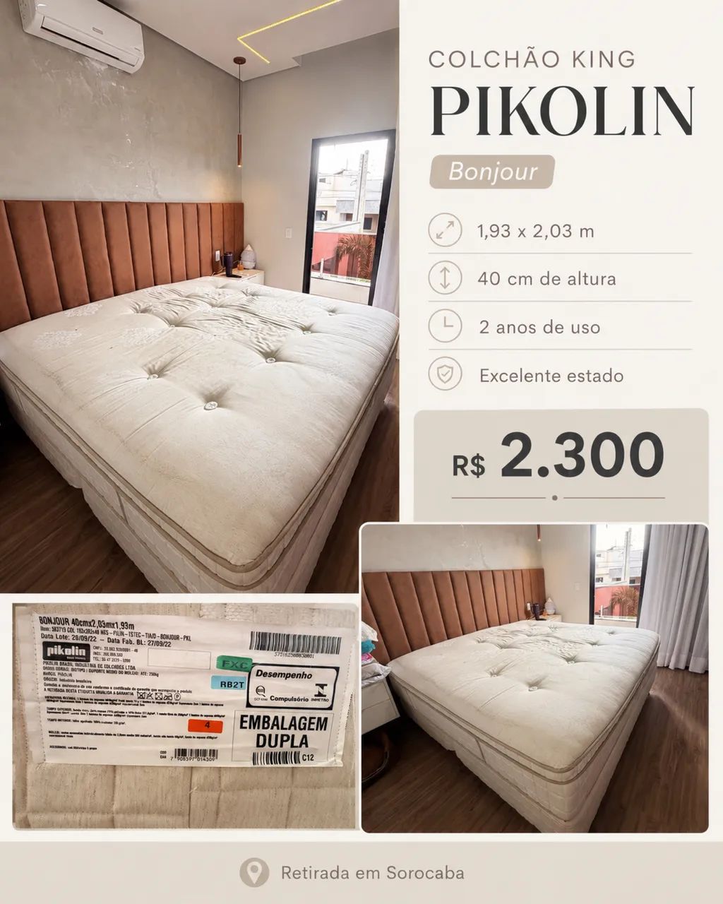 Vende-se colchão 