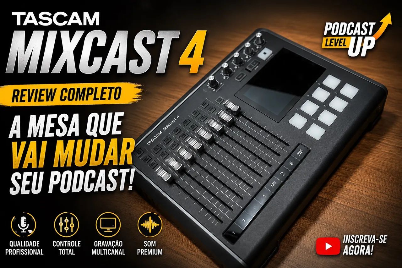 Mesa Tascam Mixcast 4