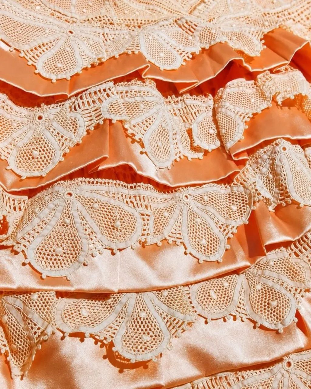 Vestido com bolero em renda renascença  - Foto 5