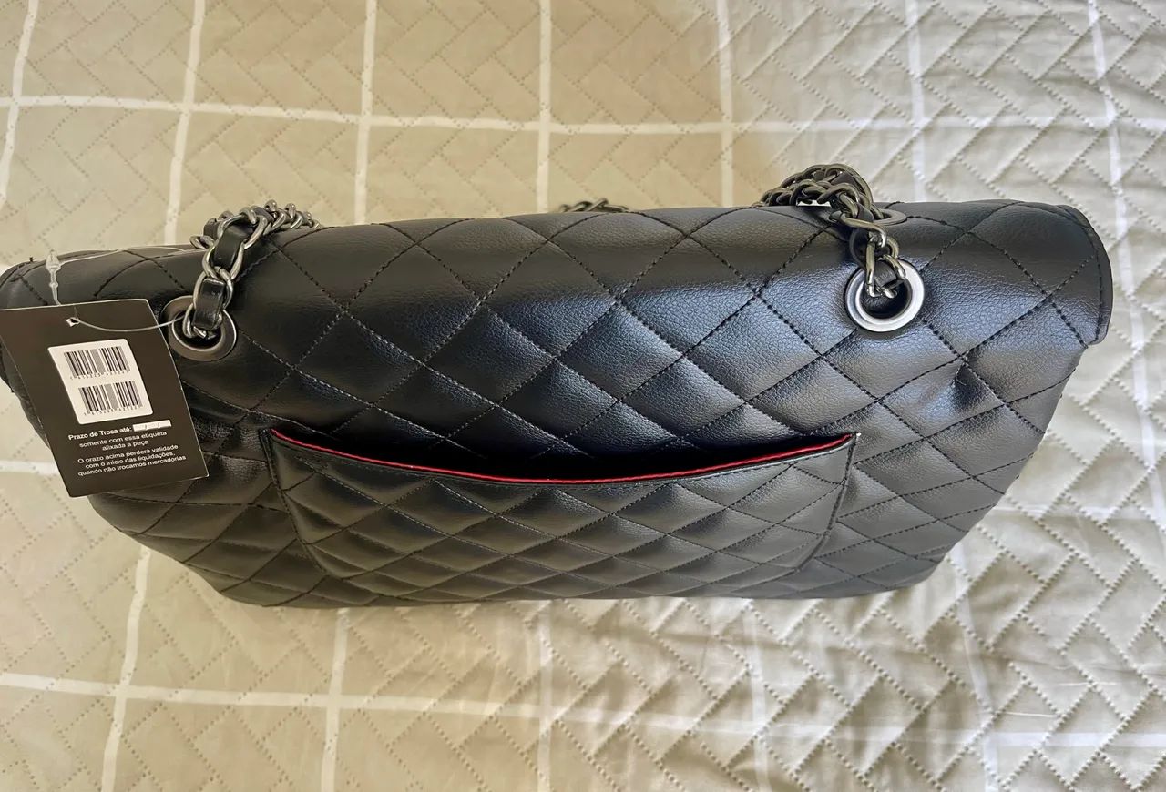 Bolsa cópia Chanel grande - Foto 5
