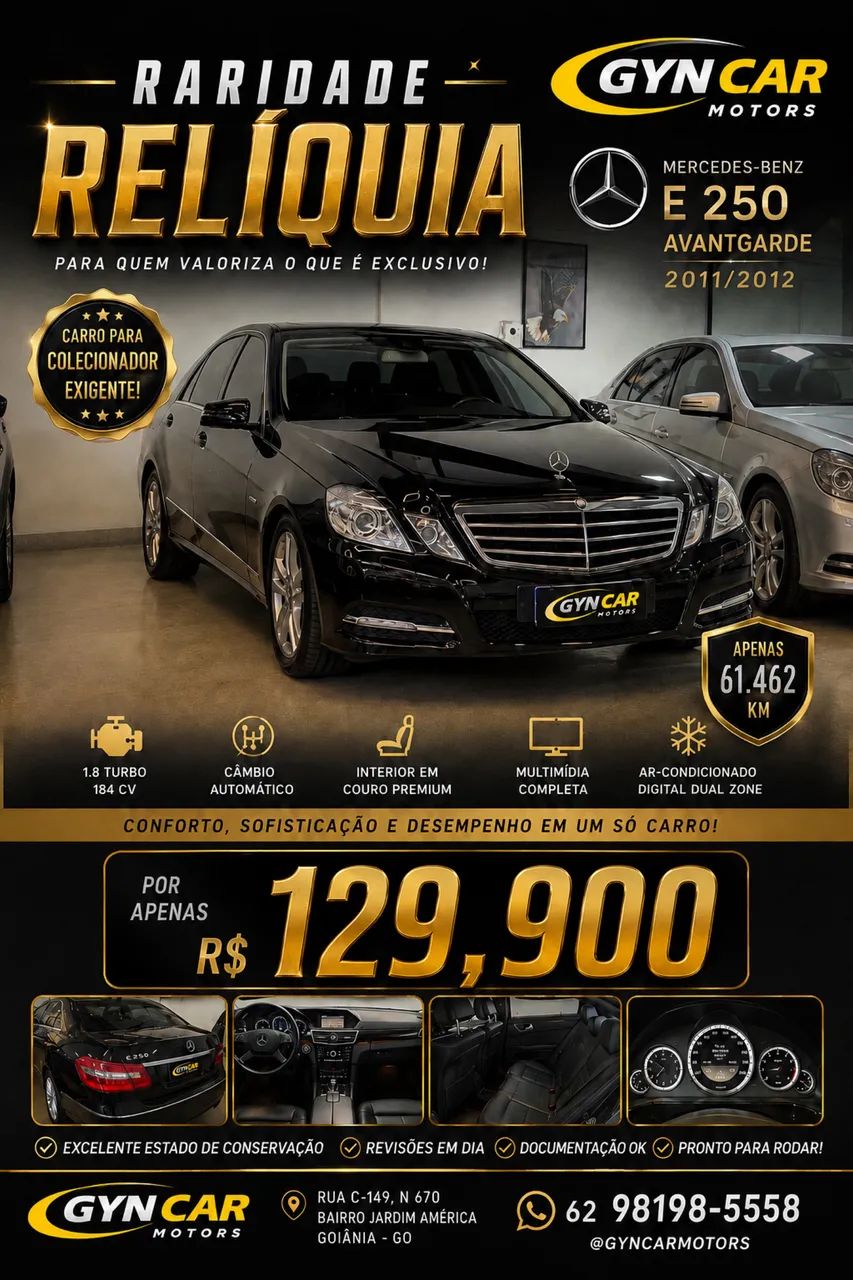 Mercedes-Benz E-250 E-250 CGI AVANTGARDE 1.8 16V 204CV AUT. 2012
