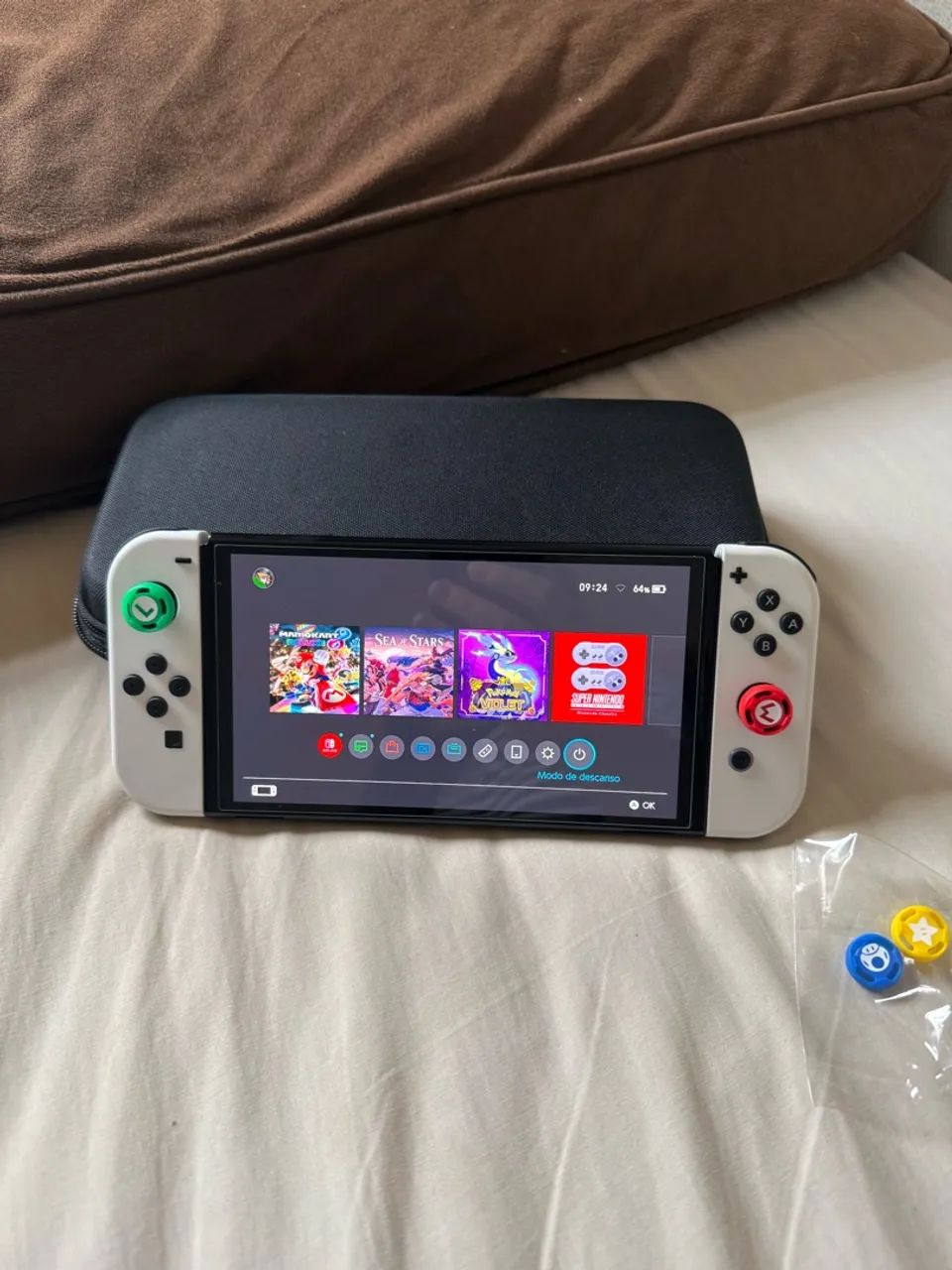 Nintendo Switch OLED IMPECÁVEL ( aceita trocas ) 