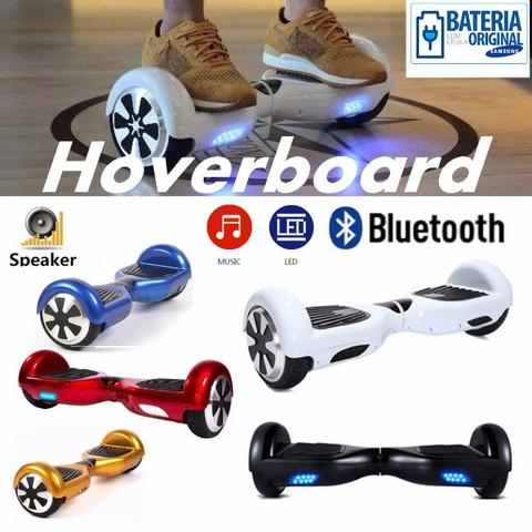 Smart Balance Hoverboard Skate Elétrico C/ Bluetooth + Bolsa