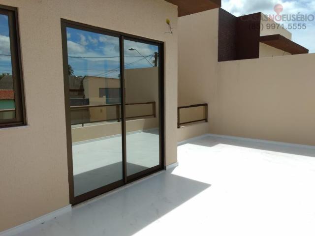 Casa duplex nova no centro do eusebio, 162 metros, 3 suítes, apenas 350 mil pra fechar - Foto 9