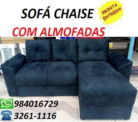 Peça Já é Receba No Mesmo Dia Lindo Sofa Com Chaise Apenas 599,00