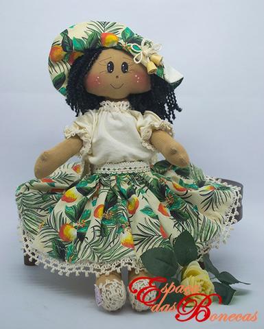 Jeanete - boneca de pano artesanal - Foto 4