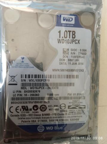 HD para Notebook 1Tb Lacrado - Foto 2
