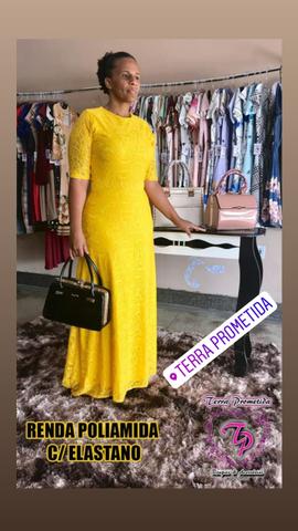 Vestido Renda Longo - Foto 2