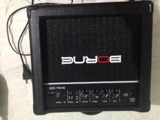 Kit De Guitarra Memphis Mg-32 Bl Amplificador E Acessórios - Foto 3