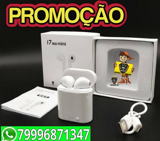 Fone De Ouvido i7s Para Iphone E Android Sem Fio Bluetooth Promoçao - Foto 2