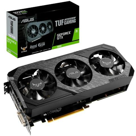 Placa de Vídeo Asus TUF3 GTX 1660 6GB, GDDR5 Nova/Lacrada