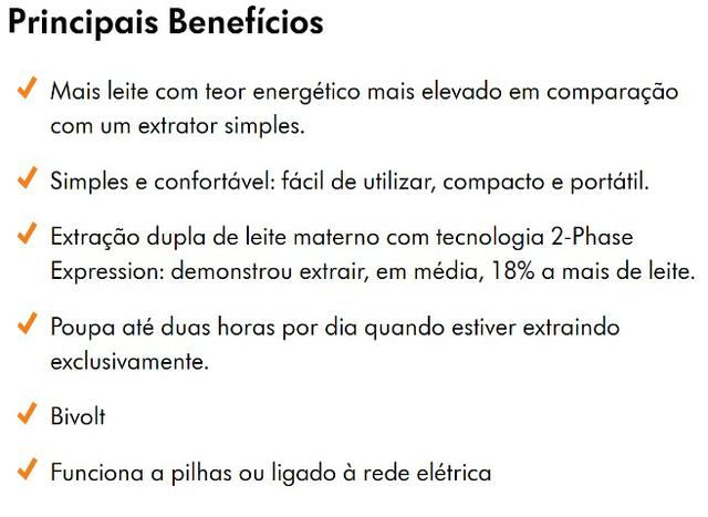 Com Garantia - Bomba de leite materno elétrica Medela Dupla - Foto 4