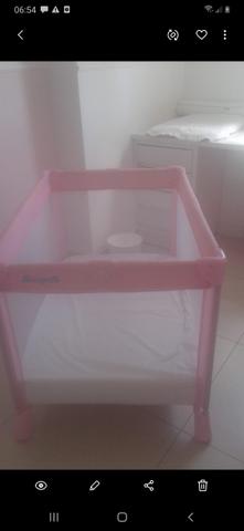 Berço cercado burigotto rosa - Foto 2