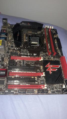 Placa Asrock fatality profissional z87 PC Game - Foto 2