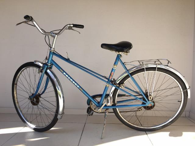 Bicicleta Peugeot - Aro 26 - Azul - Ótimo Estado - Antiga