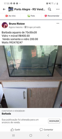 Aquario usado de barbada