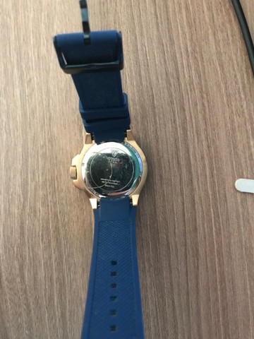 Relógio Guess Rosê/azul W0247g3 - Foto 2