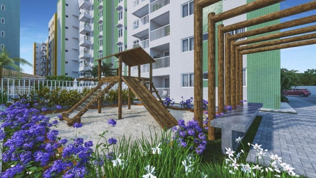 / Aquarela Parque / Na planta - 2 ou 3/4 com suíte e varanda - Foto 9