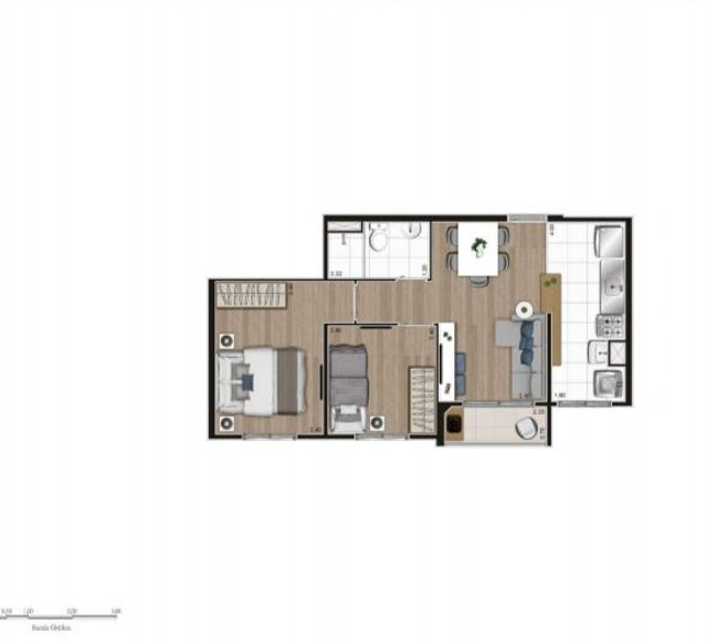 Apartamento no Tatuapé 42 m², e 44 m² - Foto 15