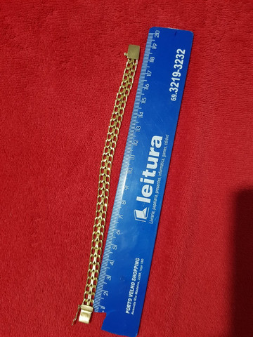 Pulseira de ouro 18g. - Foto 3