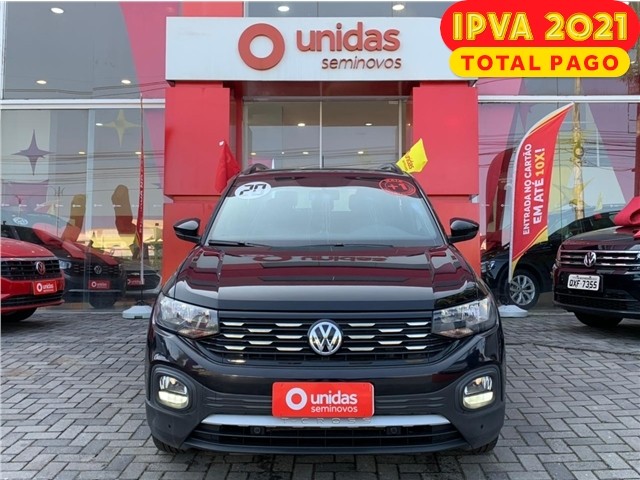 VOLKSWAGEN T-CROSS 2020 1.0 200 TSI TOTAL FLEX COMFORTLINE AUTOMÁTICO