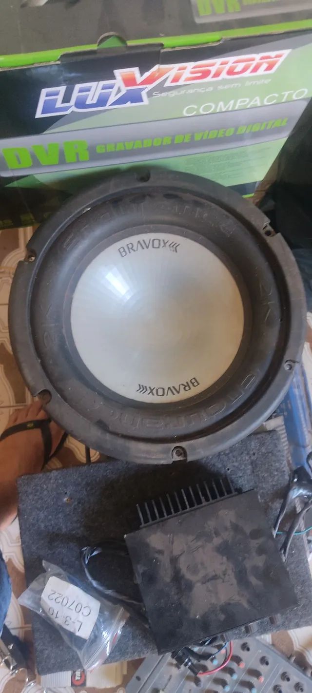 Subwoofer Bravox 600w bobina dupla tbm tenho caixa de som 